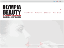 Tablet Screenshot of olympiabeauty.co.uk
